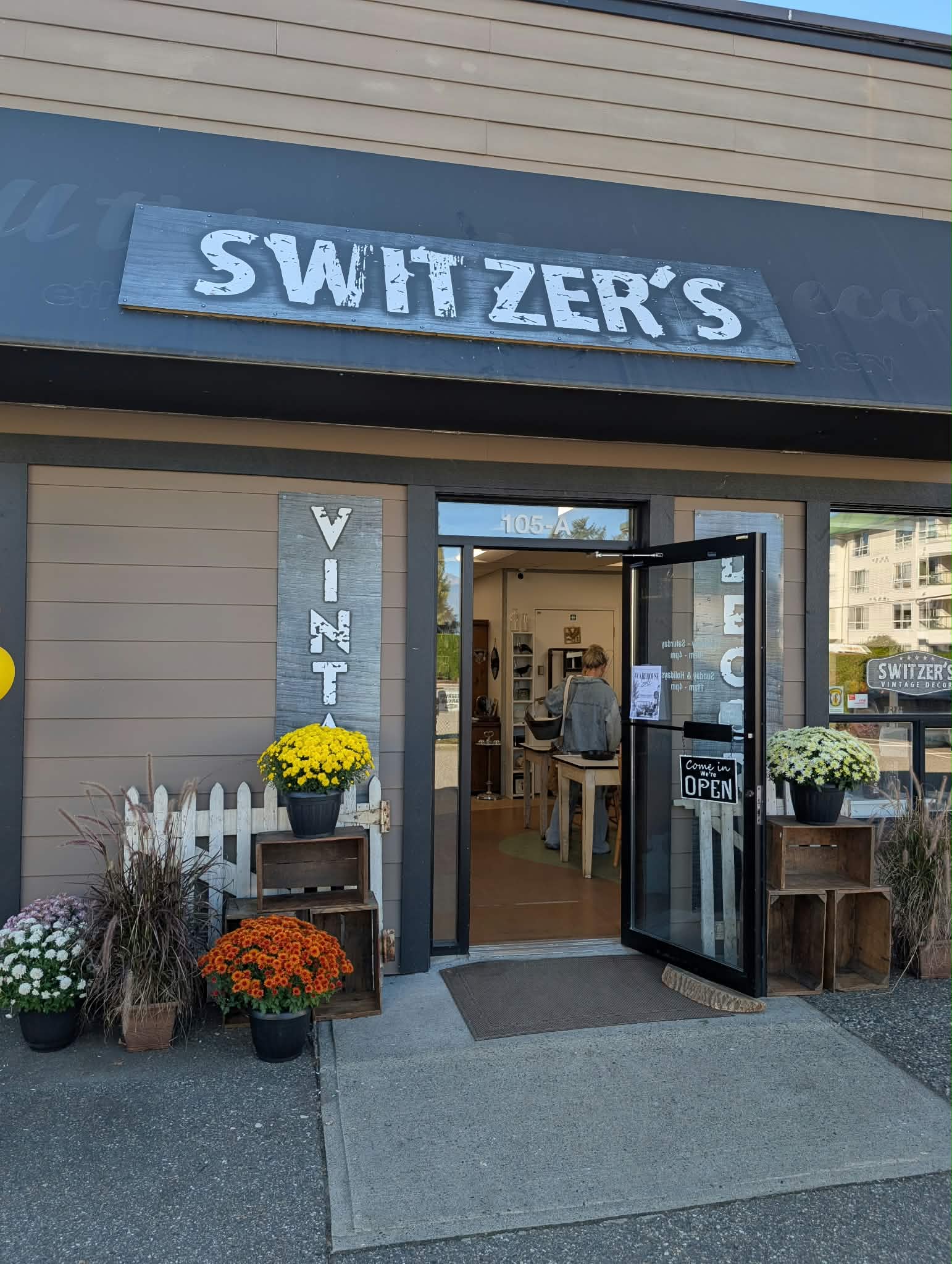 BLUE Tank Swap at Switzer's Vintage Decor